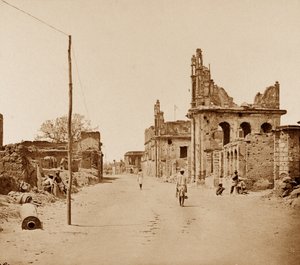 La strada di Cawnpore, Lucknow da Felice Beato
